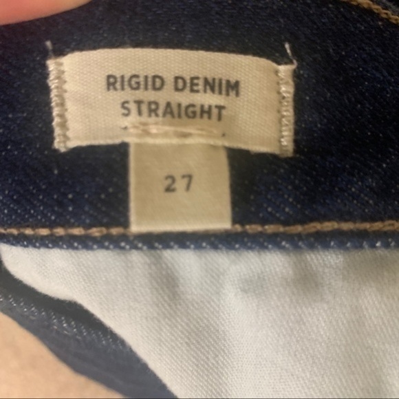 Madewell Rigid Denim Straight Skirt Size 27 - Picture 6 of 9